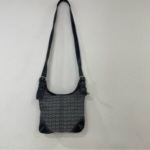 Coach Black and Gray Crossbody Bag